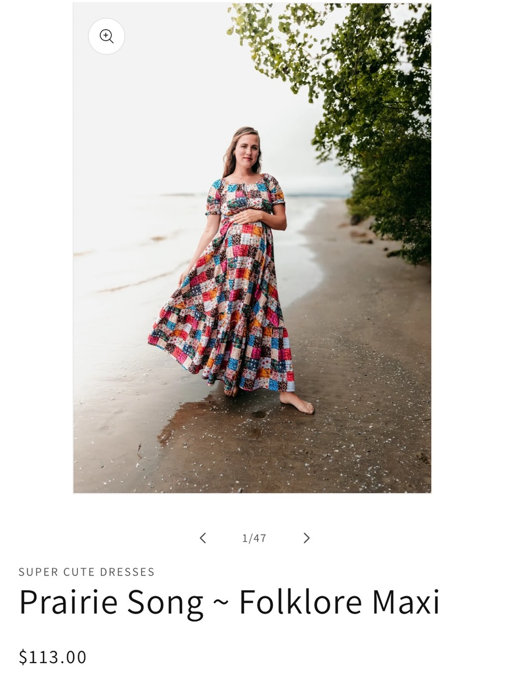 Prairie Song Folklore Patchwork Maxi Dress - Multicolor